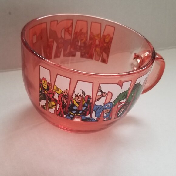Marvel Logo Glass Mug - Picture 3 of 7